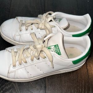 Adidas Stan smith White and Green Sneakers